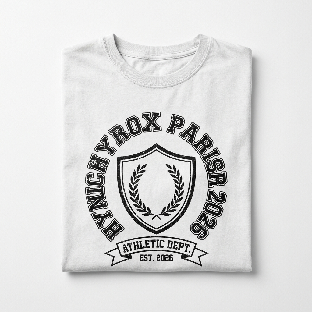 Tee HYROX Bordeaux Finisher 2026 — front view | hybriddept