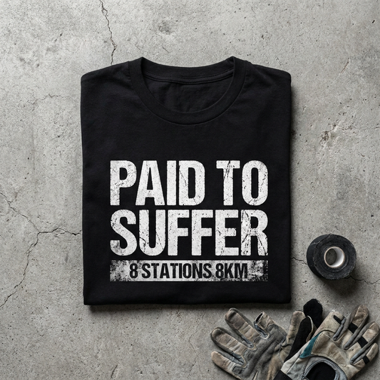 Tee Paid to Suffer — front view | hybriddept