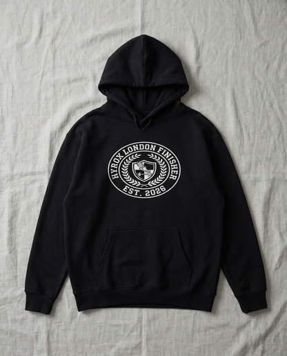 Hoodie HYROX London Finisher — front view | hybriddept