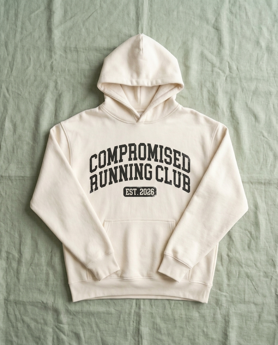 Hoodie Compromised Running Club — front view | hybriddept