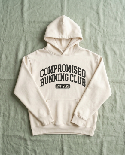 Hoodie Compromised Running Club — front view | hybriddept