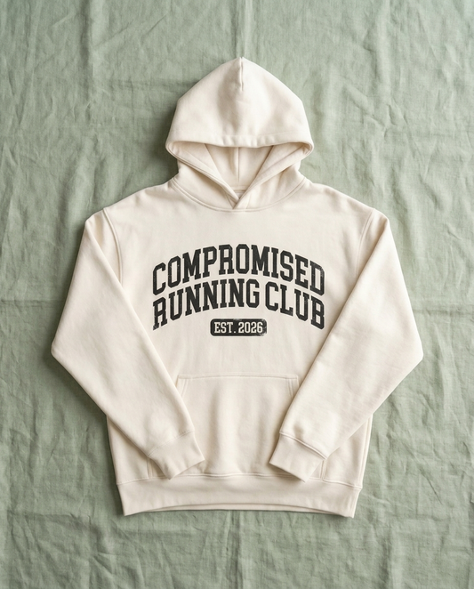 Hoodie Compromised Running Club — front view | hybriddept