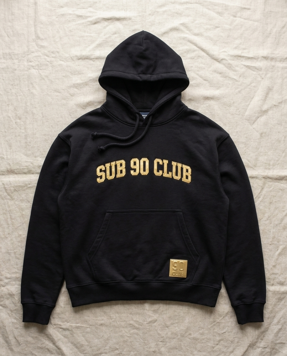 Hoodie SUB 90 Club — front view | hybriddept