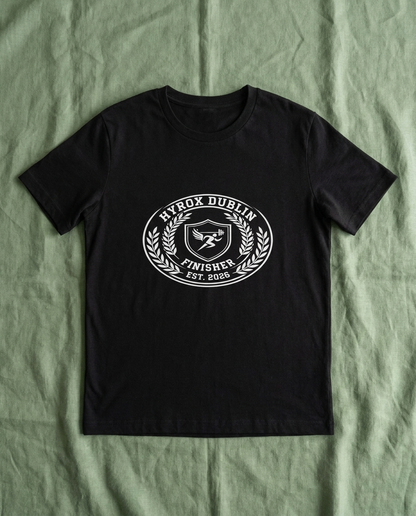 Tee HYROX Dublin Finisher — front view | hybriddept