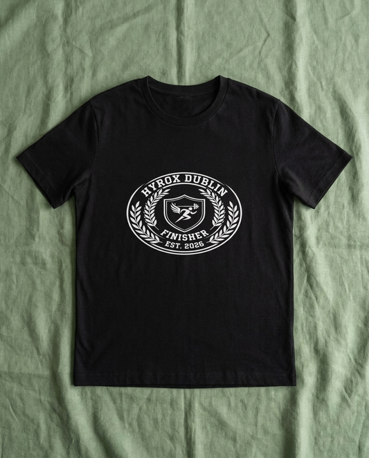 Tee HYROX Dublin Finisher — front view | hybriddept