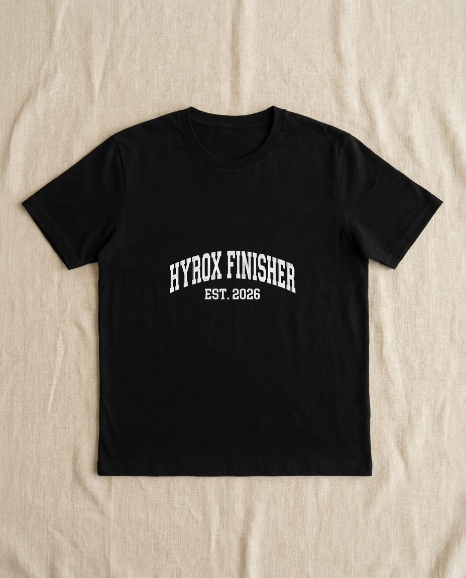 Tee HYROX Finisher — front view | hybriddept